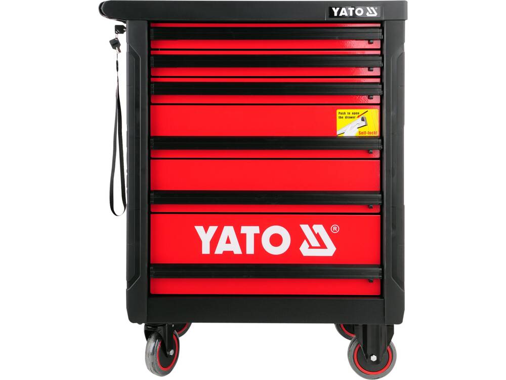 SZERSZÁMSZEKRÉNY 958X766X465MM, YATO YT-5530 177 DARABOS SZERSZÁMMAL FELSZERELVE