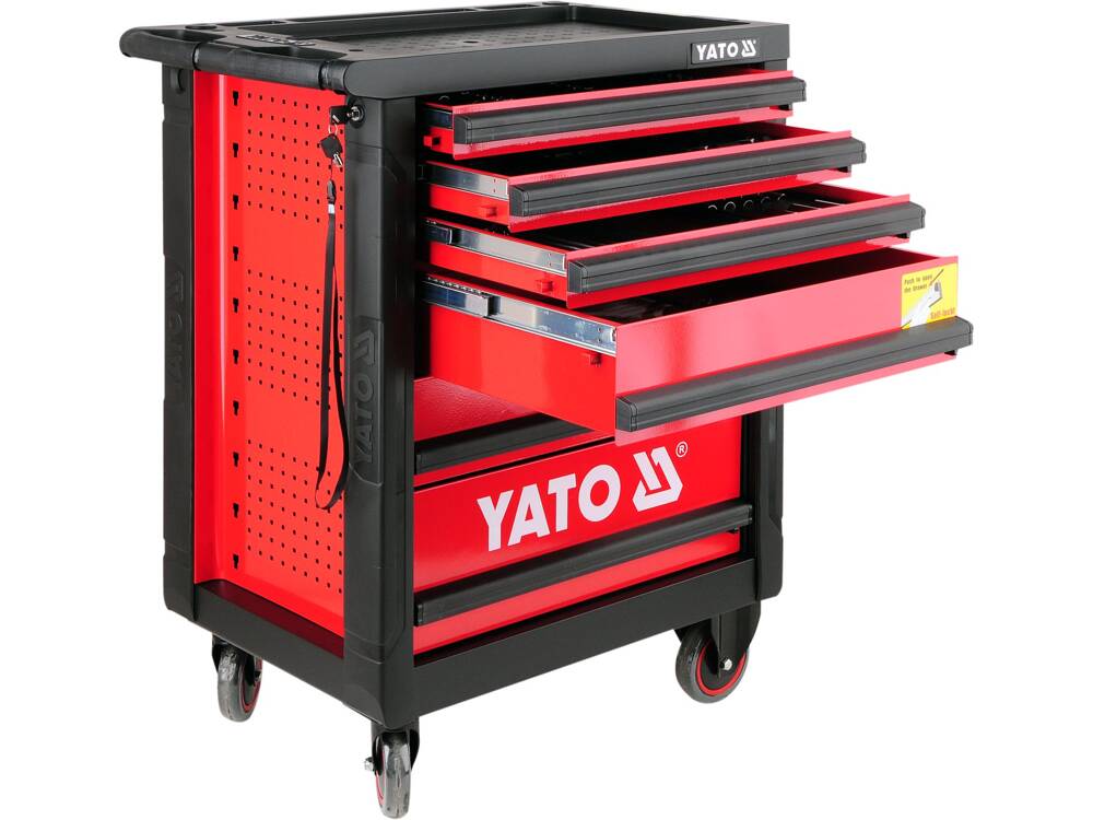 SZERSZÁMSZEKRÉNY 958X766X465MM, YATO YT-5530 177 DARABOS SZERSZÁMMAL FELSZERELVE