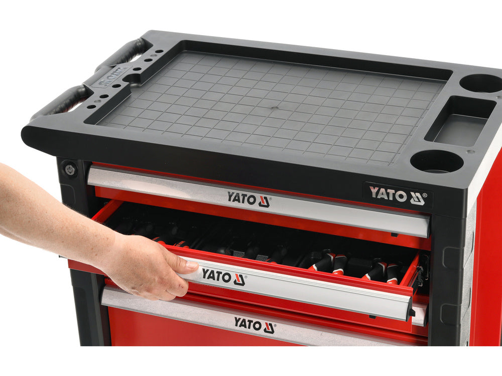 YATO SZERSZÁMSZEKRÉNY YT-55300, 958X766X465MM, 177 DARABOS SZERSZÁMMAL FELSZERELT