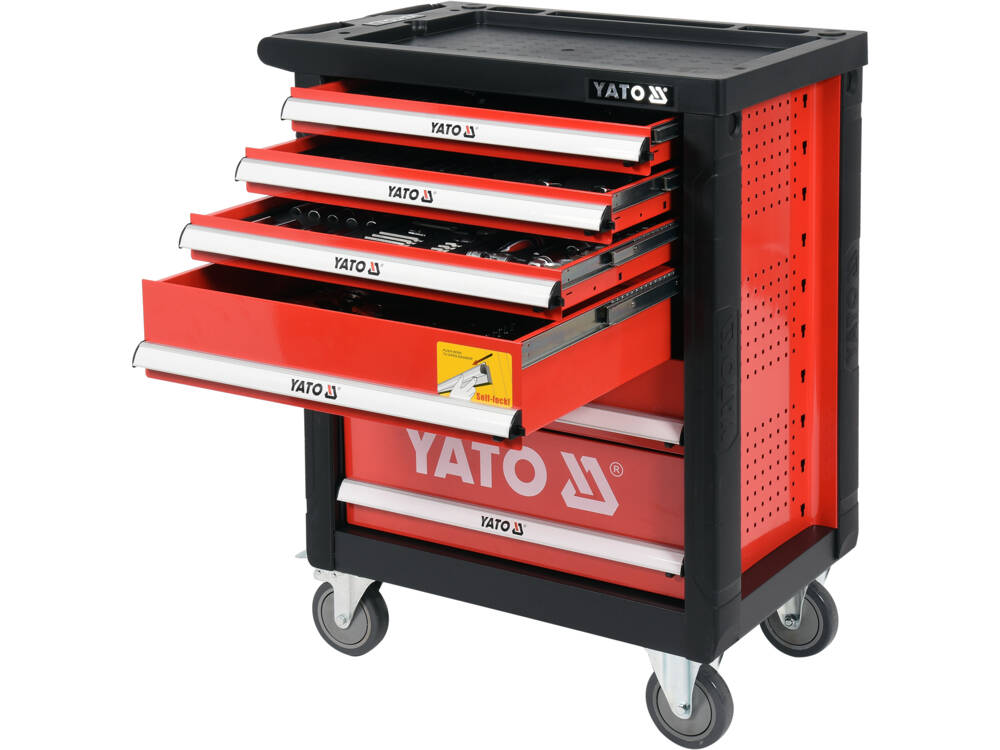 FELSZERELT SZERSZÁMSZEKRÉNY, YATO YT-55307 185 DARABOS