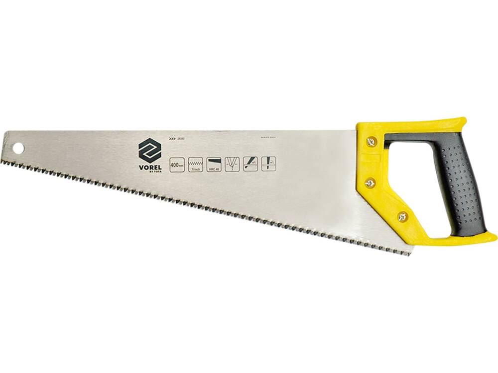 VOREL 28381 FŰRÉSZ FOGAZÁSSAL - 3 ÉL, 450MM