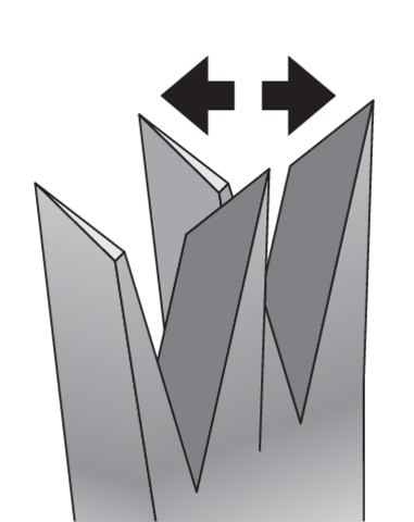 FA FŰRÉSZ, VOREL 28385 400MM, PTFE BEVONAT