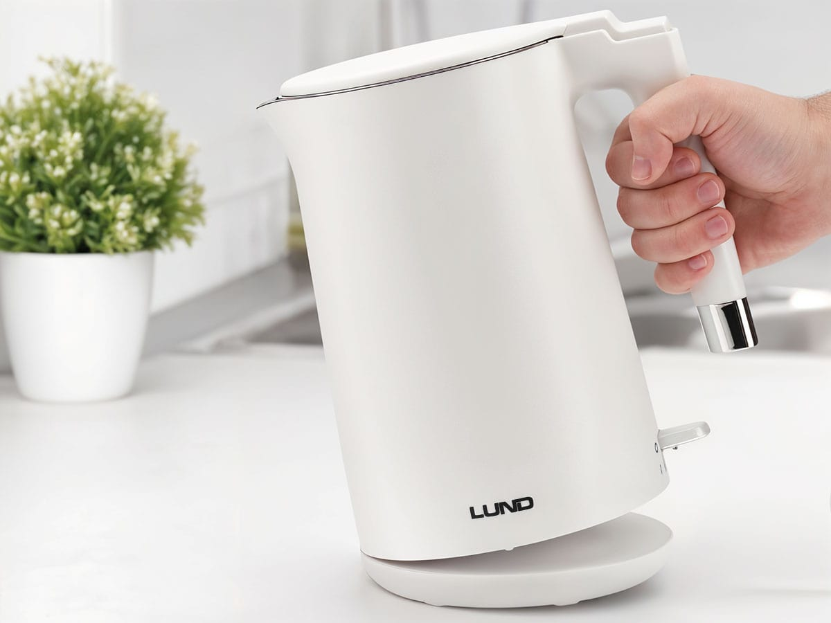 FIERBATOR ELECTRIC 1,5L LUND 68207 ALB, COOL TOUCH