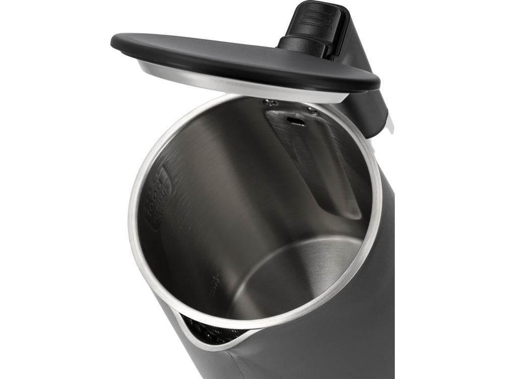 ELEKTROMOS VÍZFORRALÓ 1,5L LUND 68206 FEKETE, HŰVÖS TAPINTÁSÚ