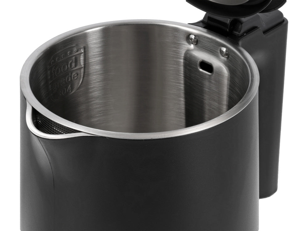 ELEKTROMOS VÍZFORRALÓ 1,5L LUND 68206 FEKETE, HŰVÖS TAPINTÁSÚ