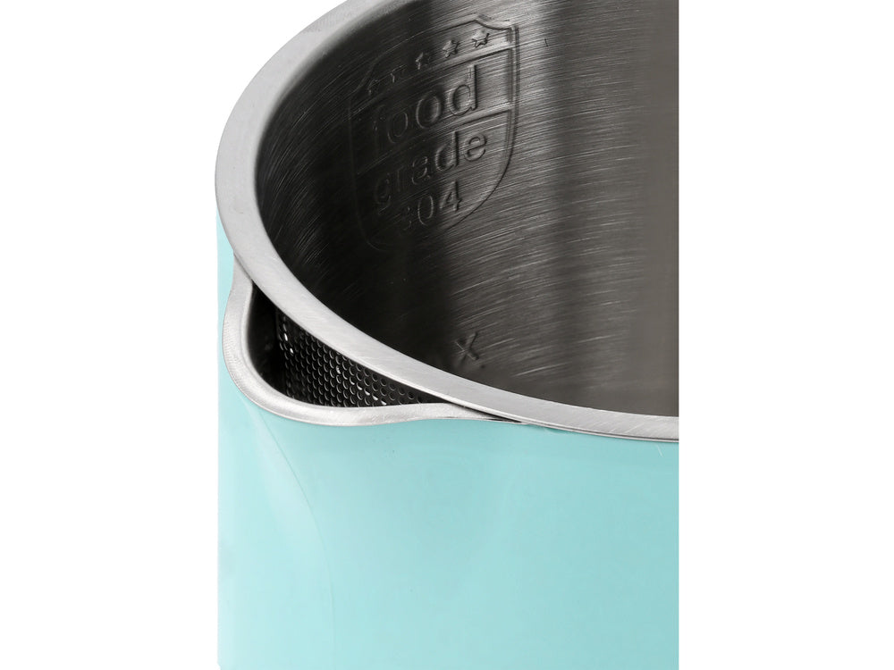 ELEKTROMOS VÍZFORRALÓ 1,5L LUND 68208 TÜRKIZ, HŰVÖS TAPINTÁSÚ