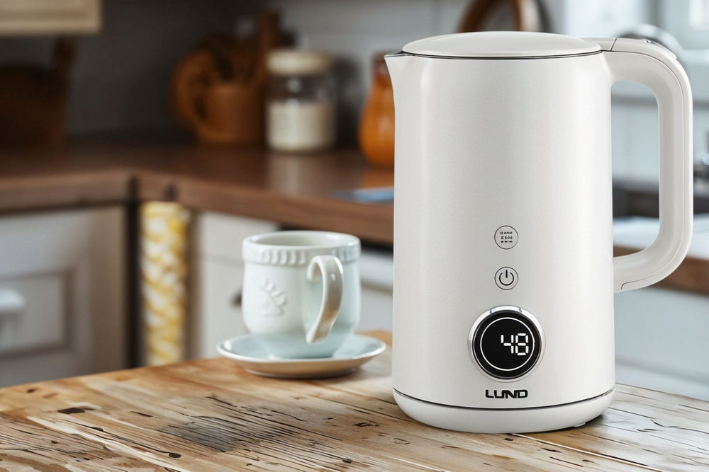 ELEKTROMOS VÍZFORRALÓ 1,7L, LUND 68223 HŐMÉRSÉKLET-SZABÁLYOZÓ, FEHÉR