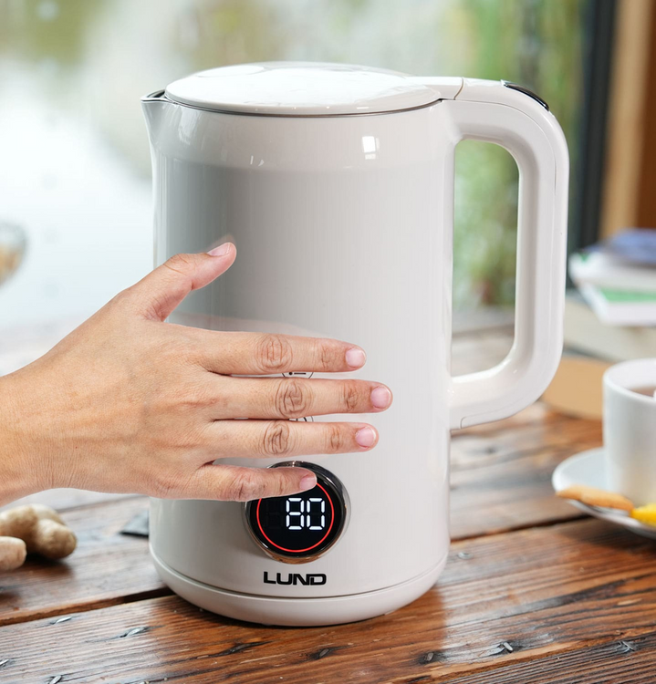 ELEKTROMOS VÍZFORRALÓ 1,7L, LUND 68223 HŐMÉRSÉKLET-SZABÁLYOZÓ, FEHÉR