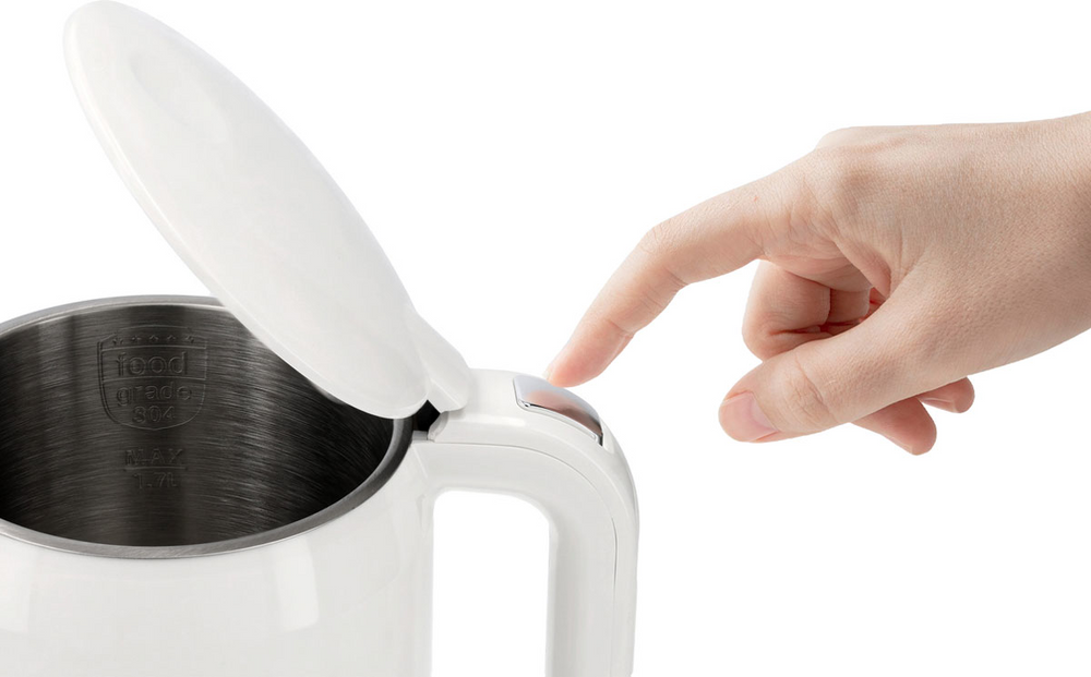 ELEKTROMOS VÍZFORRALÓ 1,7L, LUND 68223 HŐMÉRSÉKLET-SZABÁLYOZÓ, FEHÉR