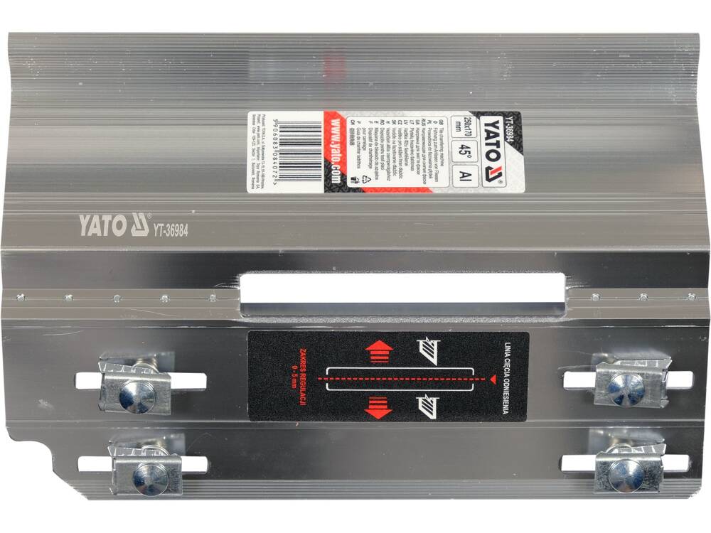 GHIDAJ PENTRU TESIREA YATO YT-36984 MARGINILOR PLACILOR CERAMICE LA 45 GRADE