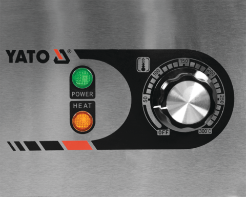 ELEKTROMOS GRILL YATO YG-04588 SIMA FELÜLETTEL, 2X2,2KW, 735X420MM