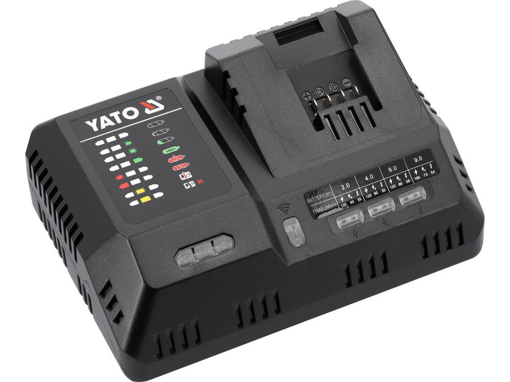 18 V-os gyorstöltő YATO YT-828502 (2,4 - 12 A)