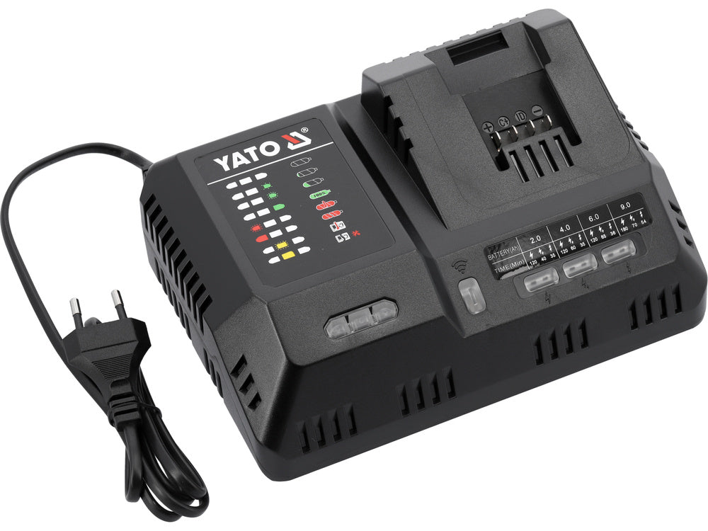 18 V-os gyorstöltő YATO YT-828502 (2,4 - 12 A)