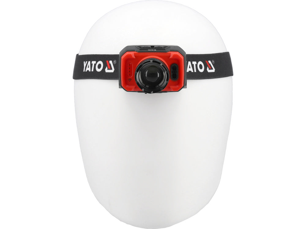 FEJLÁMPA YATO YT-085941 ELEMMEL 600LM, MOZGÁSÉRZÉKELŐVEL