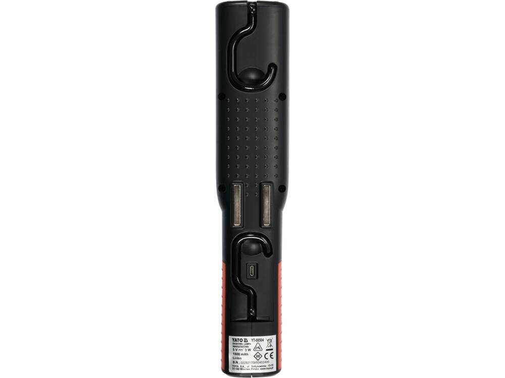 LAMPA LED CU YATO YT-08504 ACUMULATOR LI-ION, 3.7 V, 250 LM