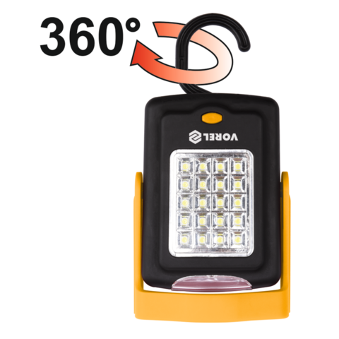 LAMPA PORTABILA CU VOREL 82730 MAGNET,20+3 LEDURI