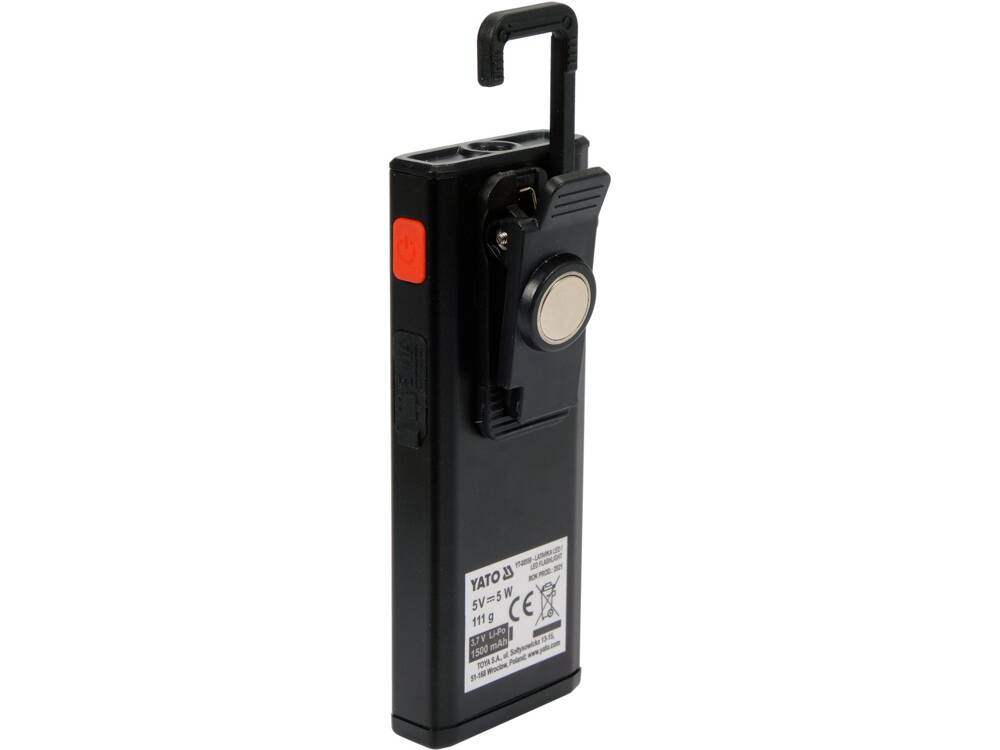 500LM ZSEMBŐLÁMPA, LI-PO, YATO YT-08556 3,7V 1500MAH