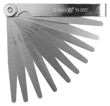 LERE 100MM, 10 YATO YT-7222 LAME, 0,05-0,5MM