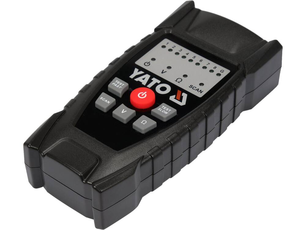 YATO YT-73137 HELYMEGHATÁROZÓ ÉS TESZTER RJ11 RJ45 HÁLÓZATI KÁBELEK ELLENŐRZÉSÉHEZ, ZAVARÁLLÓ