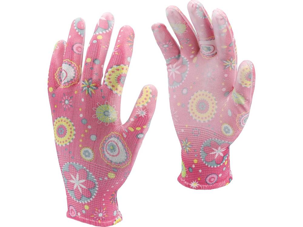 MANUSI DE GRADINA FLO 74126 - FLORI - ROZ INCHIS, 8