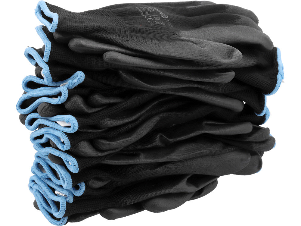 VOREL 74077 9 MUNKAKESSZTYŰ, FEKETE (12 PÁR)