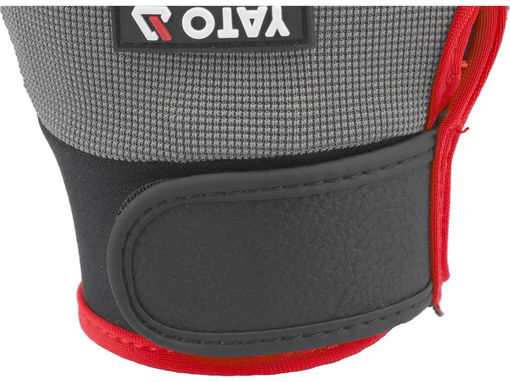 YATO YT-746648 VÉDŐKESZTYŰ CSÚSZÁSGÁTLÓ HÚZÓKKAL, 8-AS MÉRET