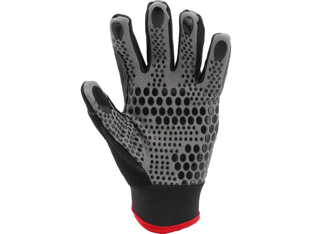 YATO YT-74665 VÉDŐKESZTYŰ CSÚSZÁSGÁTLÓ CSÖVEKKEL, 9-ES MÉRET