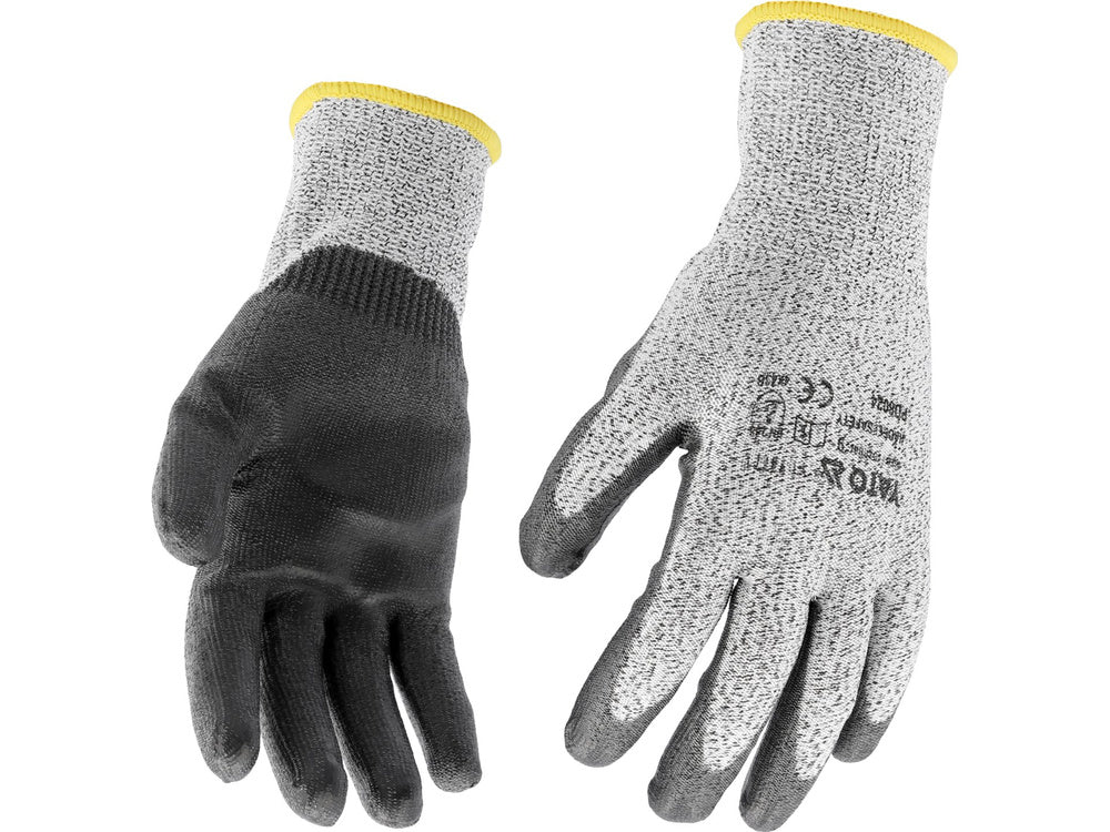 MANUSI DE PROTECTIE YATO YT-74771 HPPE NEGRE PU, MARIMEA 9