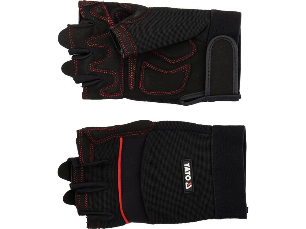 YATO YT-74660 Ujjatlan kesztyű, 10-es méret, fekete