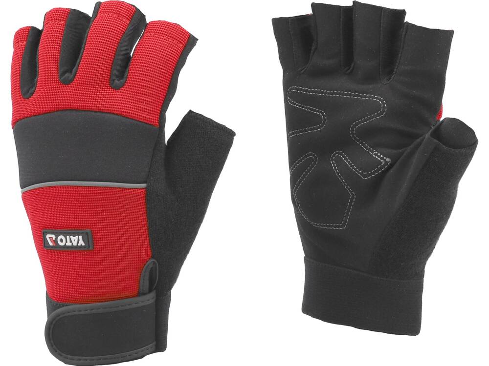 YATO YT-74662 Ujjatlan kesztyű, 10-es méret, piros