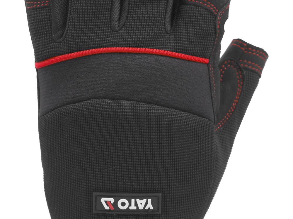 MANUSI FARA DEGETE, YATO YT-74659 NEGRU, MARIMEA 9