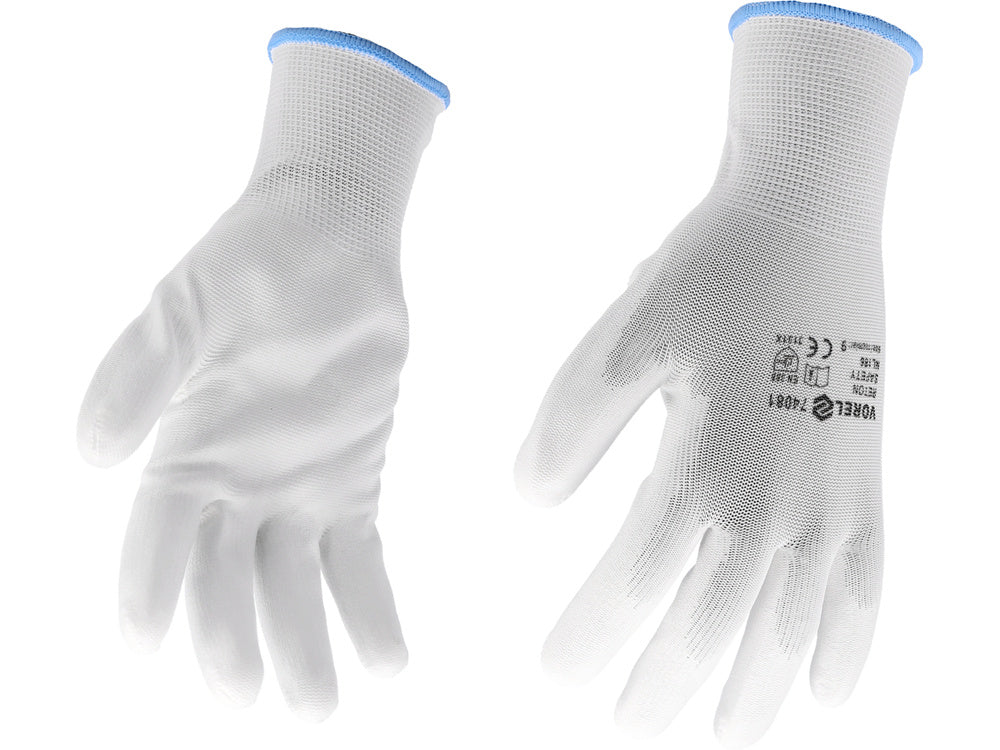 FEHÉR MUNKAKESZTYŰ VOREL 74082 10-ES MÉRET