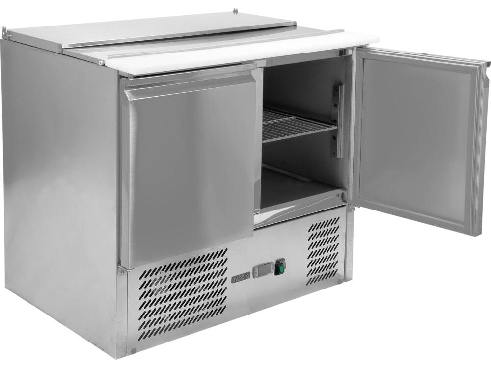 YATO YG-05262 SALÁTA HŰTŐASZTAL, 2 AJTÓVAL ÉS FEDÉLLEL, 240L