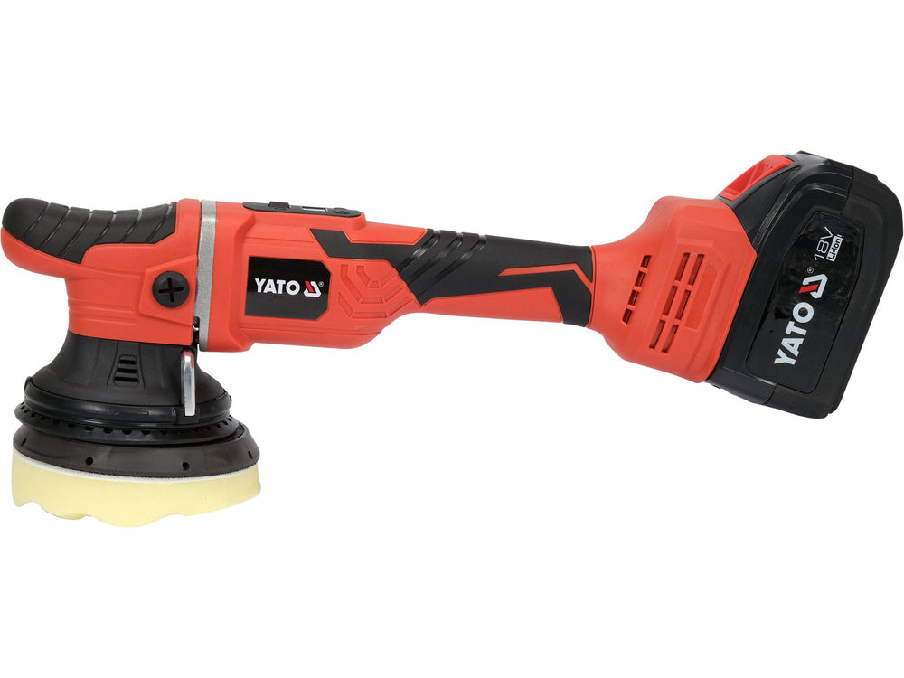 ORBITAL POLÍROZÓ GÉP Yato YT-82924 18V, 125MM, 1X4AH