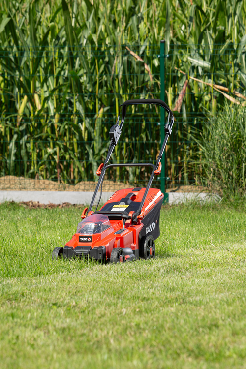 MASINA DE TUNS YATO YT-85223 IARBA 37CM 2X18V, FARA ACUMULATOR