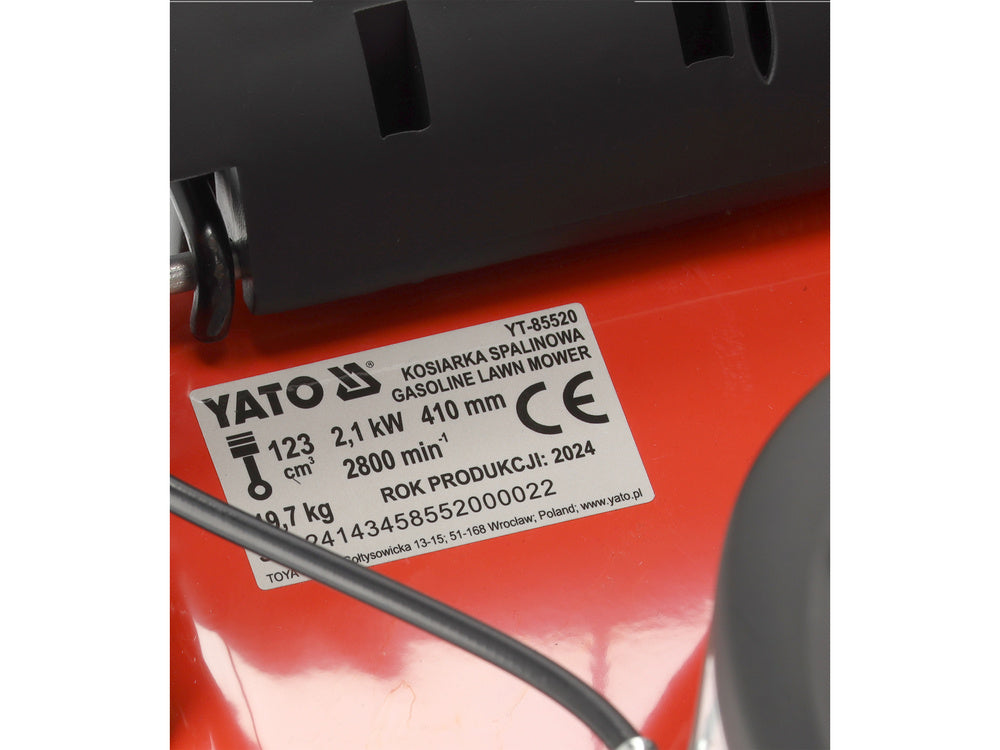 YATO YT-85520 FŰNYÍRÓ, BENZIN, 41CM