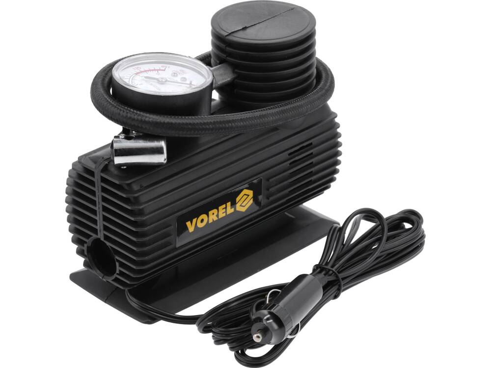 MINICOMPRESOR AUTO 12V, VOREL 82100 10ATM