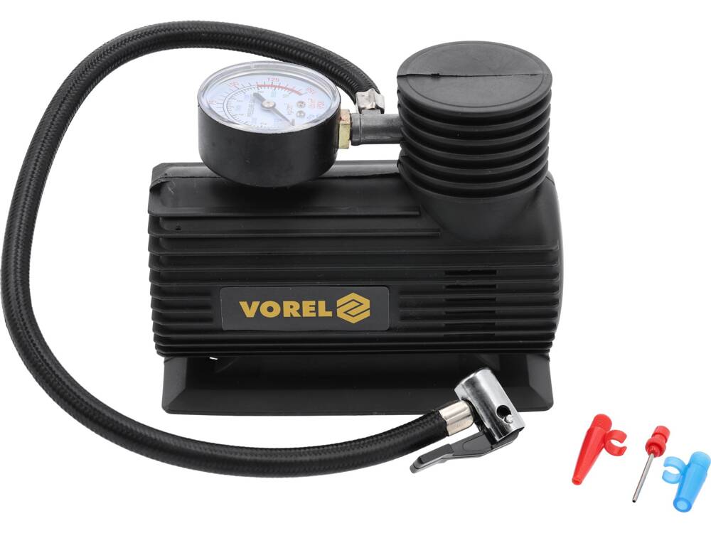 MINICOMPRESOR AUTO 12V, VOREL 82100 10ATM