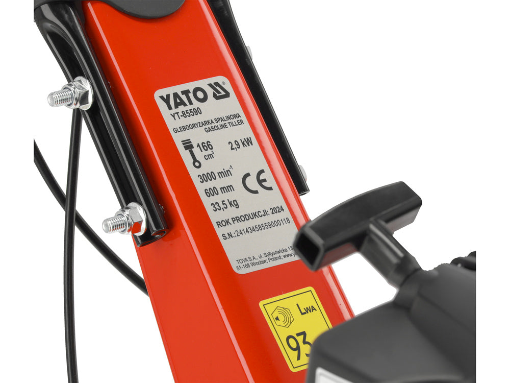 MOTOSAPA PE BENZINA, YATO YT-85590 36/60CM, 2.9KW