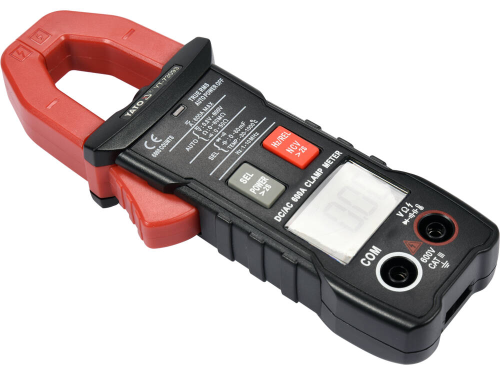 DIGITÁLIS MULTIMÉTER YATO YT-73093 SZORÍTÓVAL