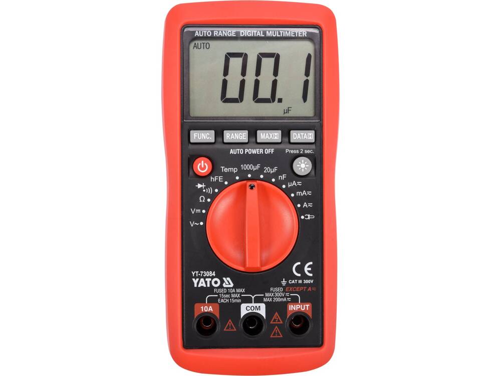 MULTIMETRU DIGITAL UNIVERSAL YATO YT-73084