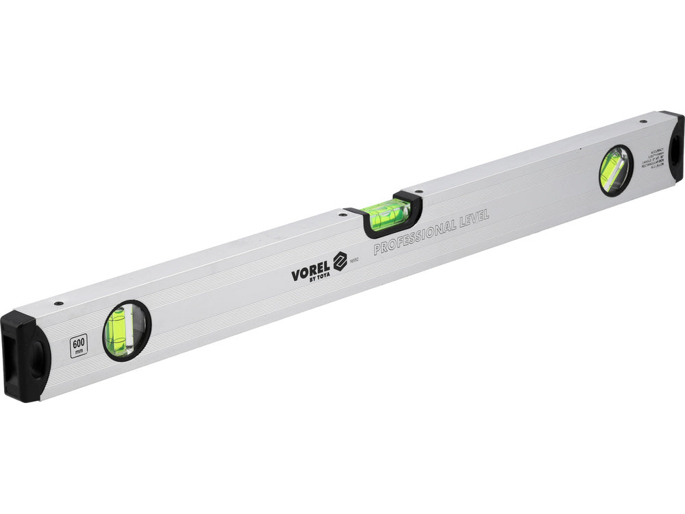 VOREL 16552 HÁROM JELZŐVEL ELLÁTOTT BUBORÉKOS MÉRTÉKMÉRŐ, 600 MM