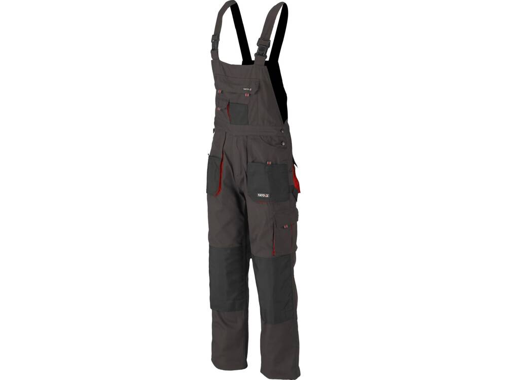YATO YT-80157 MUNKANADRÁG MELLKASSAL, BAZALT, 2XL MÉRET