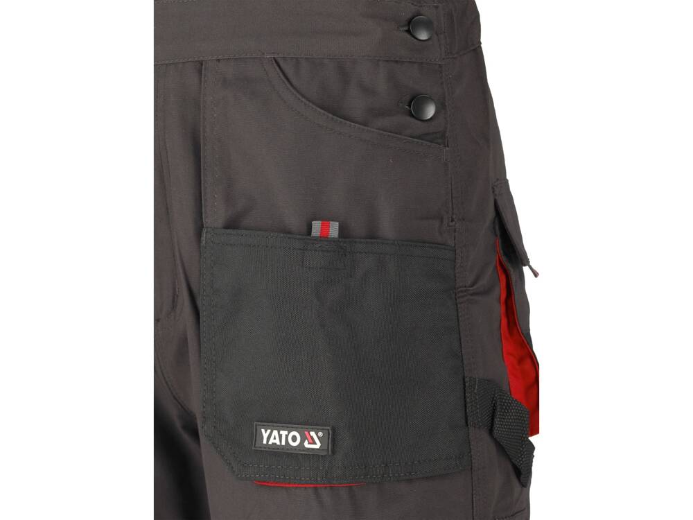YATO YT-80157 MUNKANADRÁG MELLKASSAL, BAZALT, 2XL MÉRET