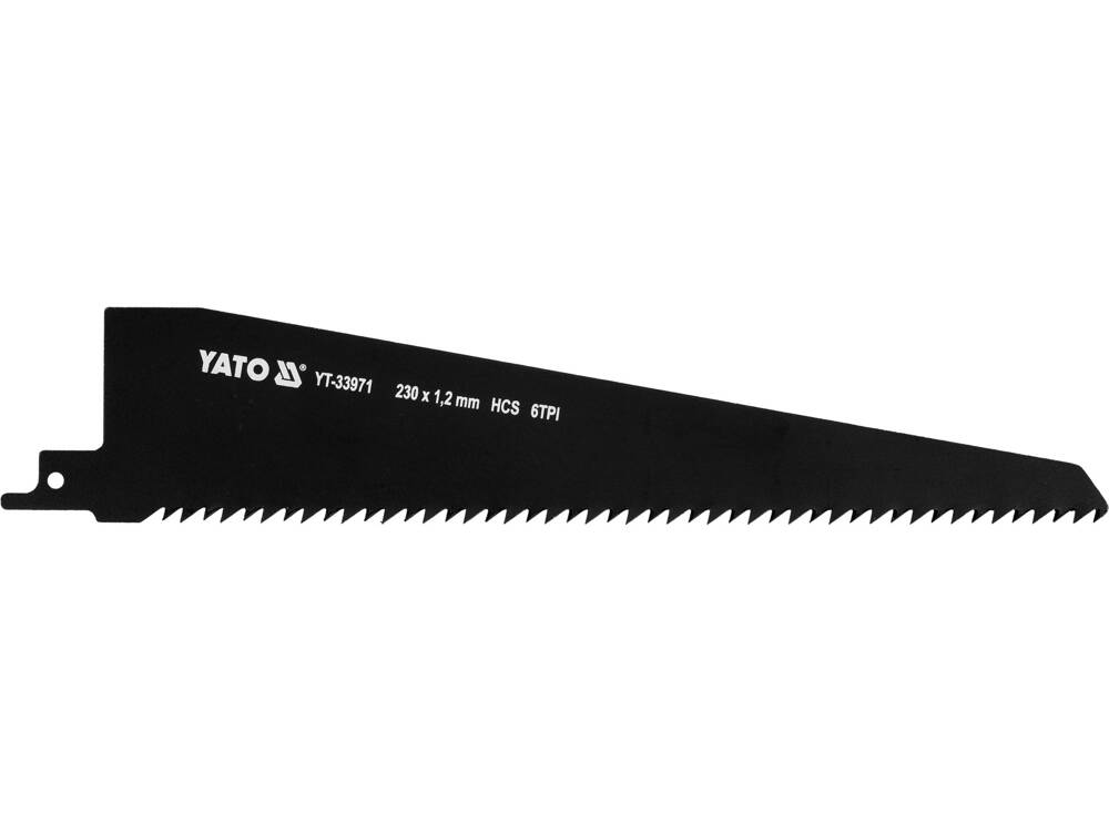 PANZA PENTRU FIERASTRAU YATO YT-33971 SABIE, 230MM, HCS, 6TPI, TAIETURI DREPTE