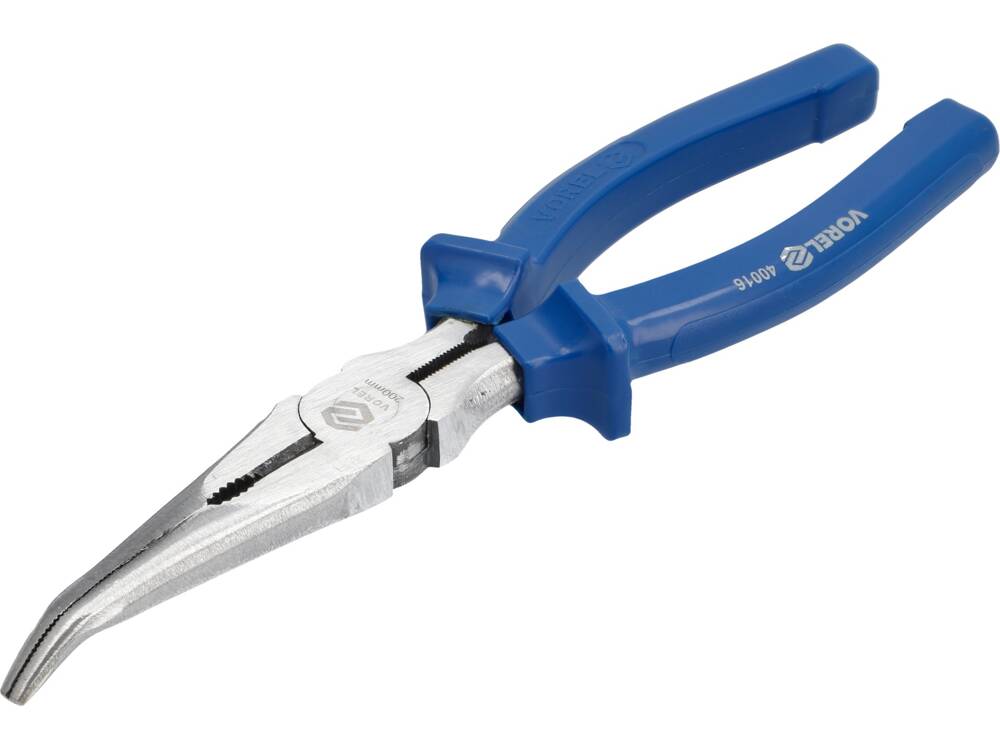 VOREL 40016 SZABADALOM ÉLES, HAJLÍTOTT HEGYŰ 200 MM