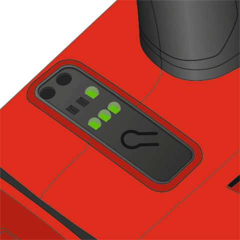 PISTOL DE IMPACT YATO YT-82802 18V, 250NM, 1X3AH