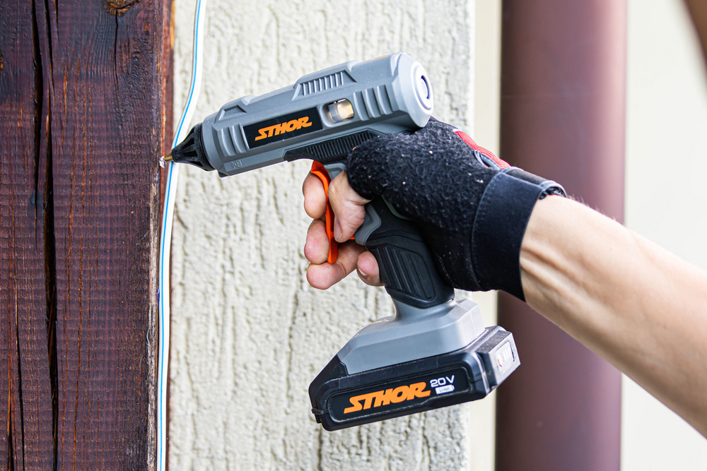 PISTOL DE LIPIT STHOR 78155 CU BATOANE STHOR 20V, 11MM, FARA ACUMULATOR