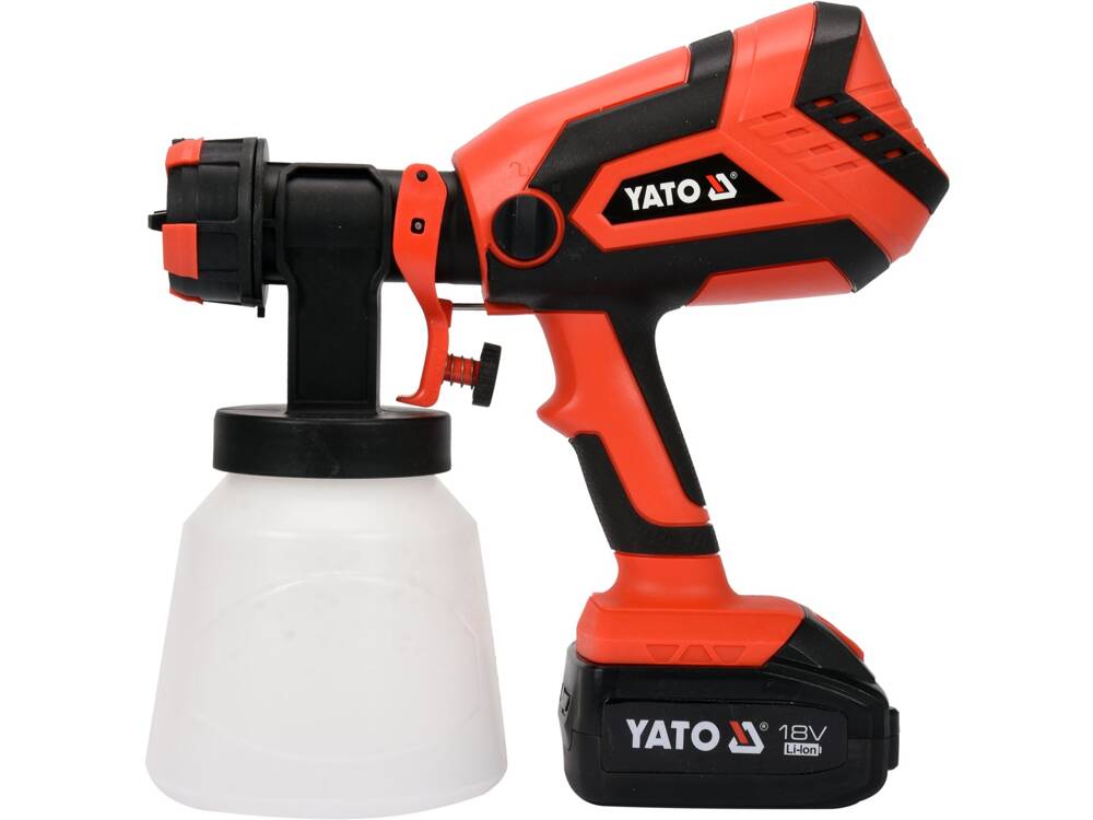 YATO YT-82765 FESTŐPISZTOLY 18 V-OS AKKUMULÁTORRAL, 4.0 AH, 1 L/PERC