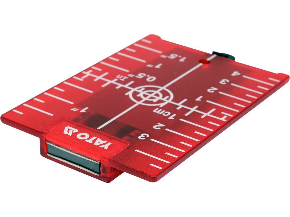 CÉLTÁBLA YATO YT-30464 PIROS LÉZERHEZ